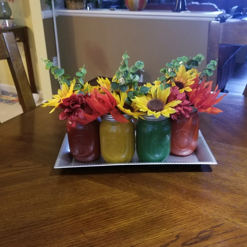 Handcrafted Fall Centerpiece - Picture 3 of 4